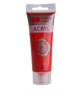 Farba akrylowa 75ml czerwona HAPPY COLOR