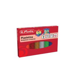 Plastelina brokatowa 8 kolorów