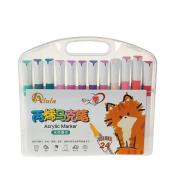 Flamastry akrylowe 24szt