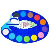 Farby plakatowe na palecie 11 kolorów