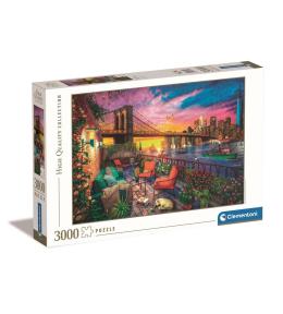 Puzzle 3000 Manhattan Balcony Sunset