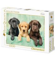 Puzzle 1000 HQ I tre Labrador