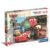 Puzzle 24 Maxi Super Kolor Cars on the road