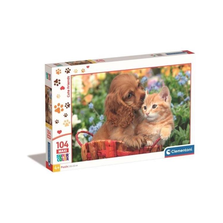 Puzzle 104 Maxi Super Kolor Cute Friends