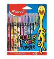 Flamastry Colorpeps Monster 12 kolorów