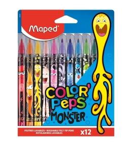 Flamastry Colorpeps Monster 12 kolorów