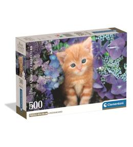 Puzzle 500 Gattino Rosso