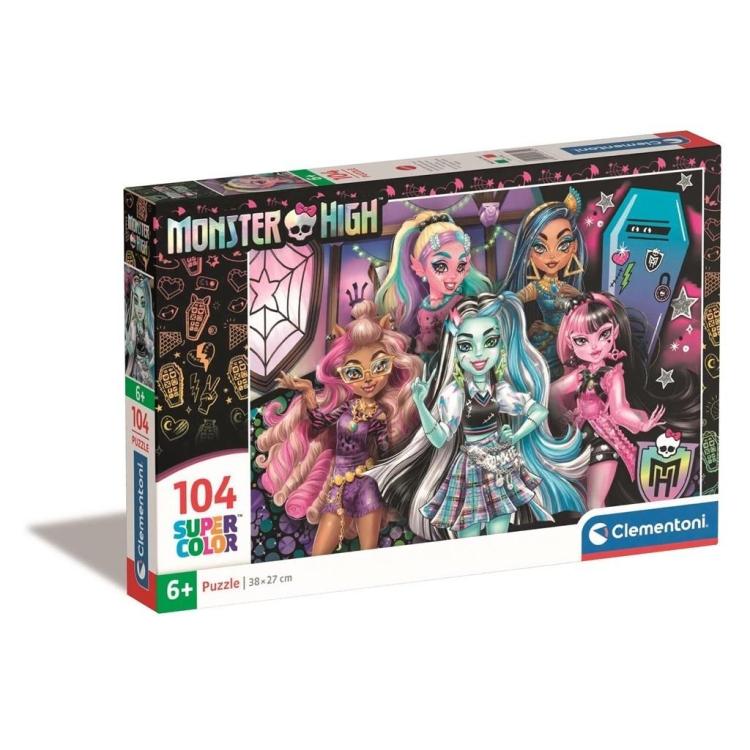 Puzzle 104 Super Kolor Monster High