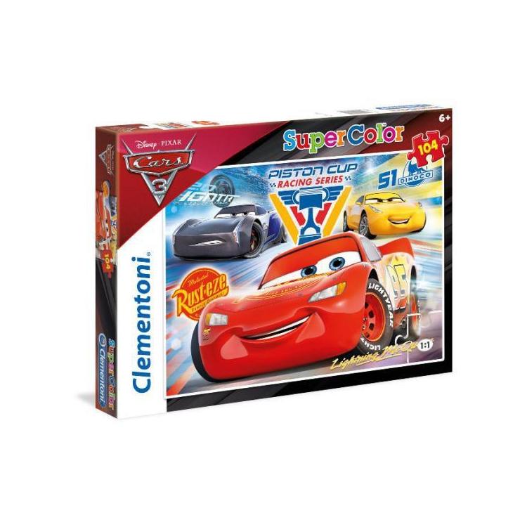 Puzzle 104 Superkolor Auta 3