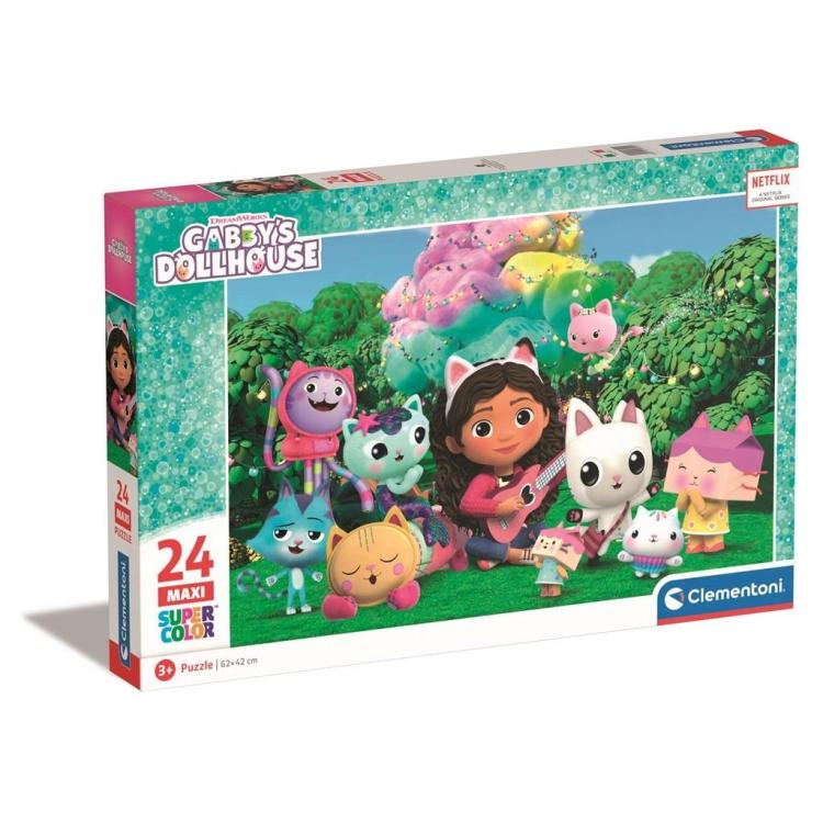 Puzzle 24 Maxi Super Kolor Gabby's Dollhouse