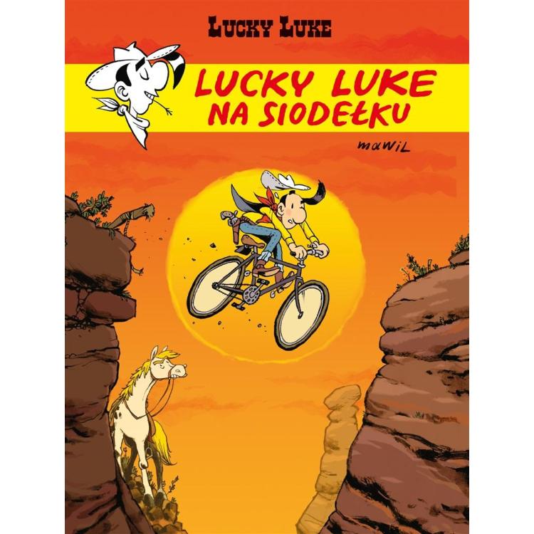 Lucky Luke na siodełku