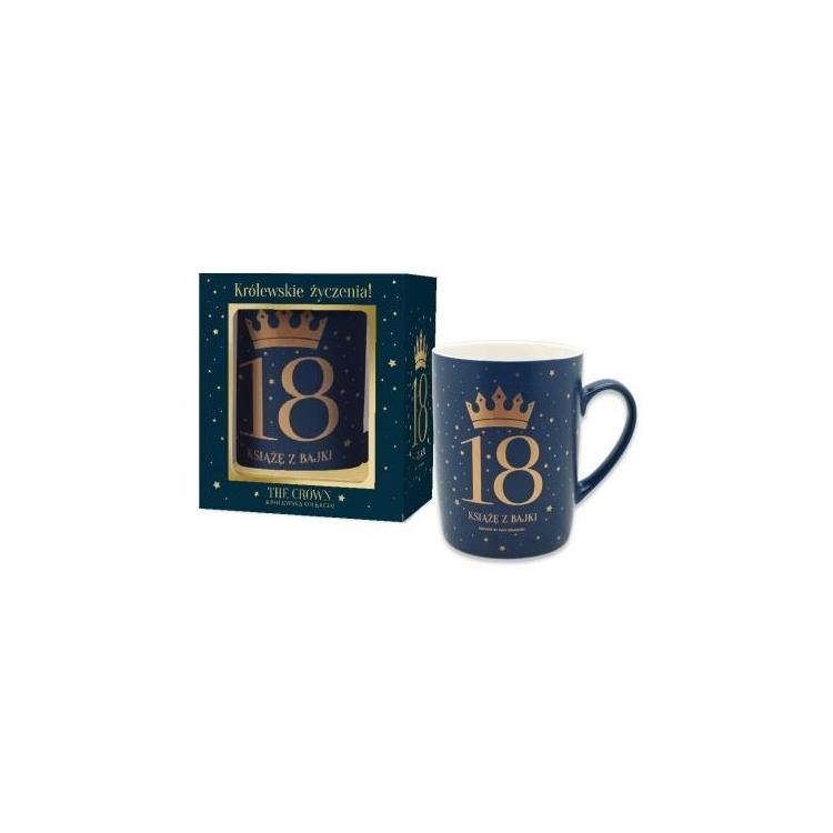 Kubek The Crown-18M granatowy