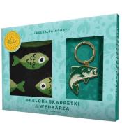 Zestaw brelok + skarpetki dla wędkarza