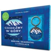 Zestaw brelok + skarpetki dla górołaza