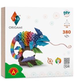 Origami 3D kameleon/chameleon ALEX