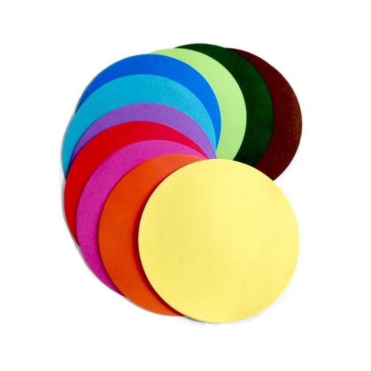 Papier origami 70g koło 12cm 100 arkuszy MIX