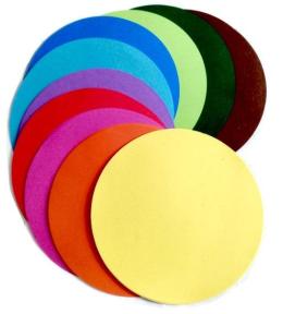 Papier origami 70g koło 12cm 100 arkuszy MIX