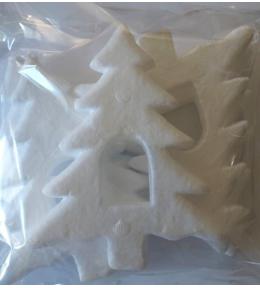 Choinki styropianowe 15,5x13,5cm 5szt