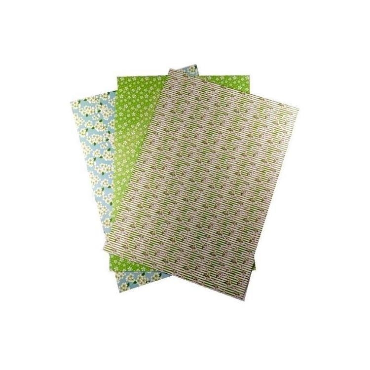 Karton 300g wiosenne kwiaty 24x34cm 3 ark MIX