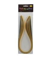 Paski do quillingu 10mmx50cm złote 100szt