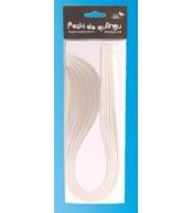 Paski do quillingu 10mmx50cm białe 100szt