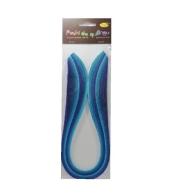 Paski do quillingu 5mmx50cm niebieskie 100szt