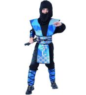 Strój niebieski Ninja rozm.120/130cm