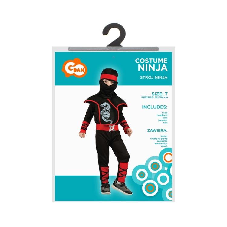 Strój dla dzieci Ninja rozm. 92/104cm