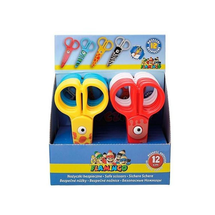 Nożyczki bezpieczne 12cm (12szt)