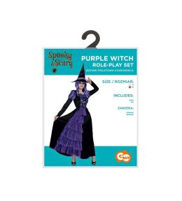 Strój dla dorosłych Fioletowa Czarownica rozm. M