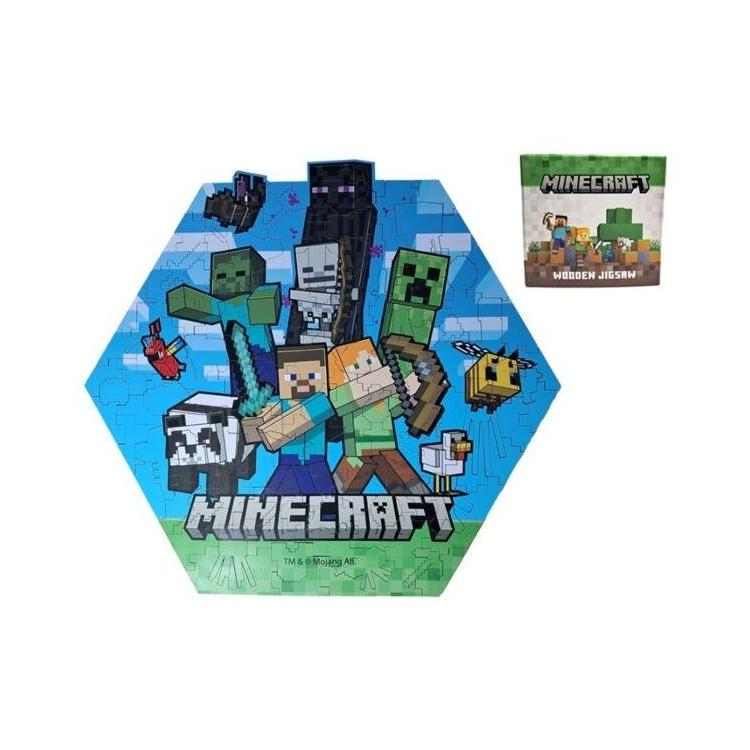 Puzzle drewniane 130 Minecraft Creeper