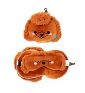 Poduszka podróżna i maska na oczy Pudel Gigi