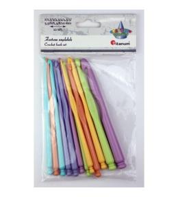 Szydełka plastikowe 148mm 12szt