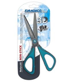 Nożyczki non-stick 3D 19cm ostrze 8cm