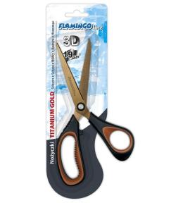 Nożyczki tytanowe 3D 19cm ostrze 8cm