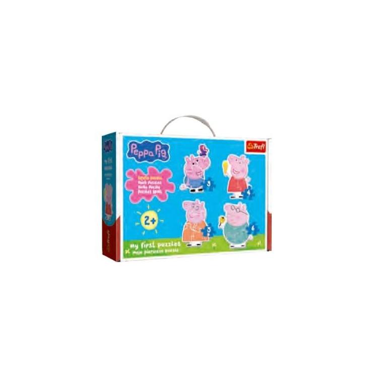 Puzzle Baby Classic - Mała świnka wśród przyjaciół