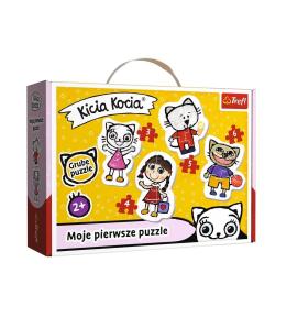 Puzzle Baby Classic - Wesoła Kicia Kocia TREFL