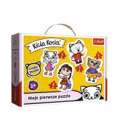 Puzzle Baby Classic - Wesoła Kicia Kocia TREFL