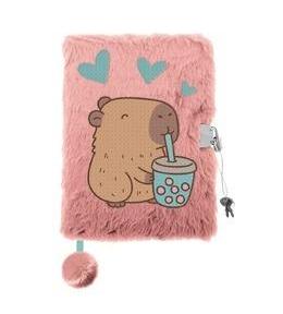 Pamiętnik z kłódką włochacz A5/96K Cappy