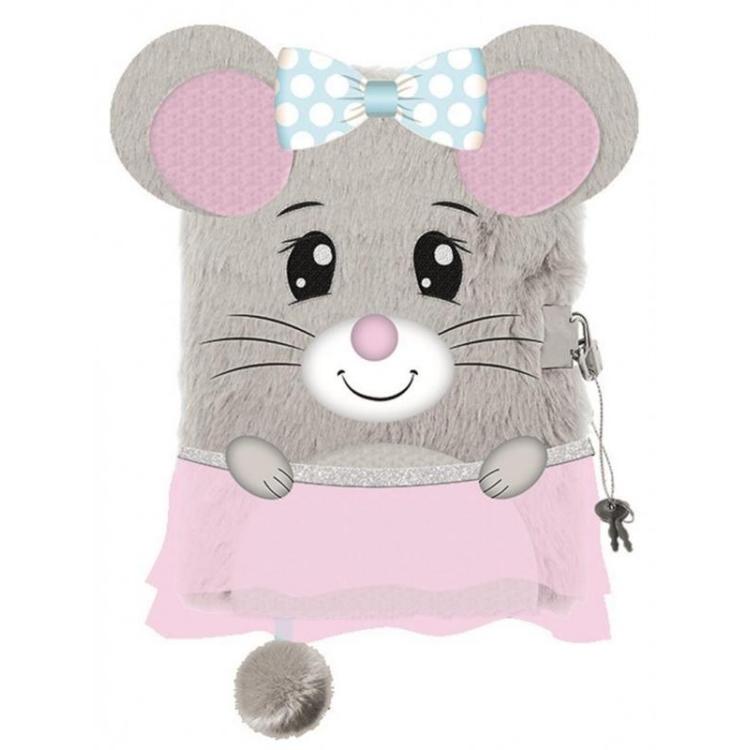 Pamiętnik A5/96K z kłódką 3D Mouse