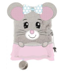 Pamiętnik A5/96K z kłódką 3D Mouse