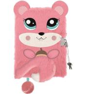 Pamiętnik A5/96K z kłódką 3D Squirrel