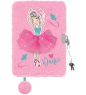Pamiętnik A5/96K z kłódką 3D Ballerina