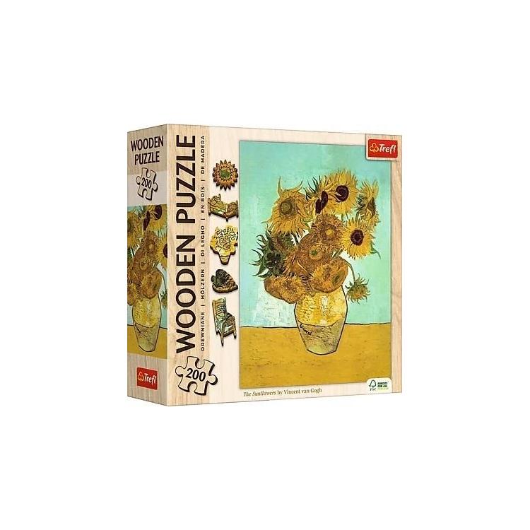 Puzzle drewniane 200 Słoneczniki TREFL