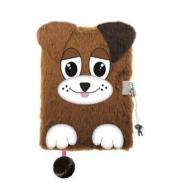 Pamiętnik A5/96K z kłódką 3D Doggie