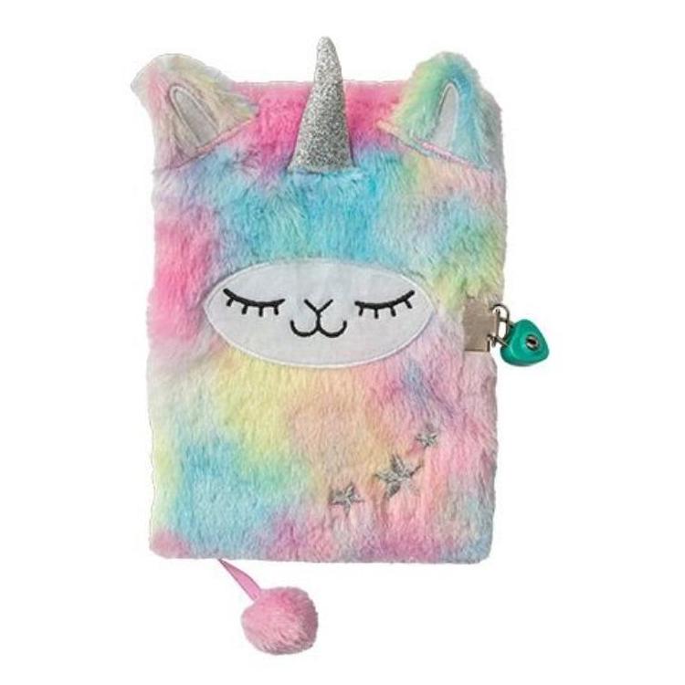 Pamiętnik z kłódką A5/96K Włochacz MLF Lama