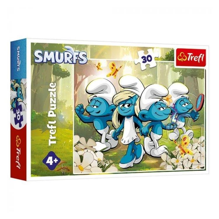 Puzzle 30 Smerfne przygody TREFL