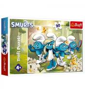 Puzzle 30 Smerfne przygody TREFL