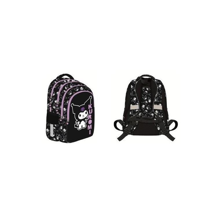 Plecak 4 komorowy Kuromi black