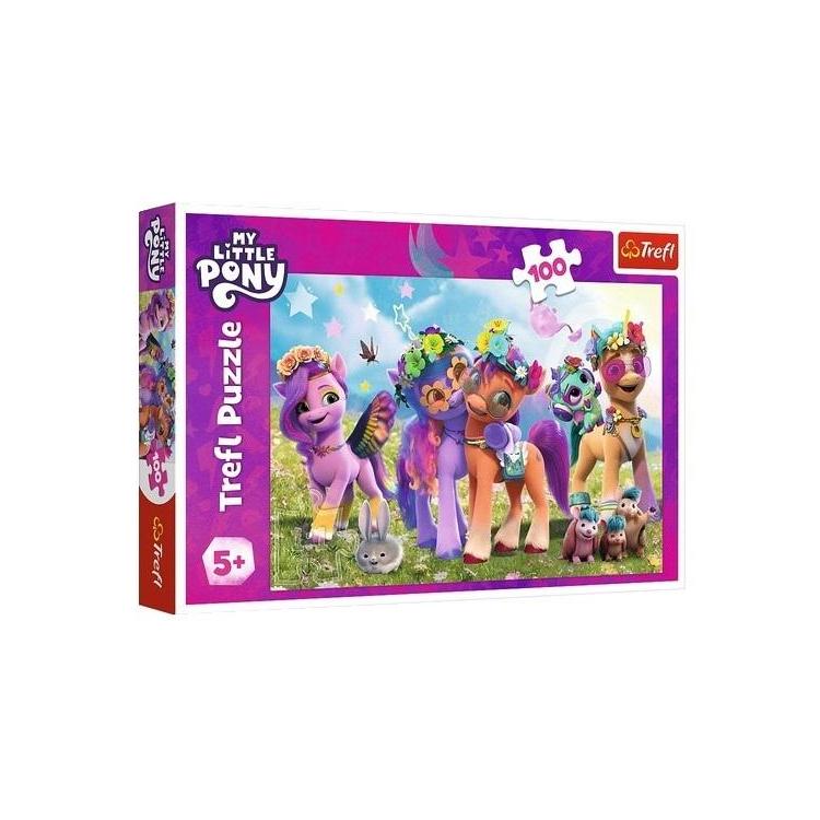 Puzzle 100 Zabawne Kucyki TREFL
